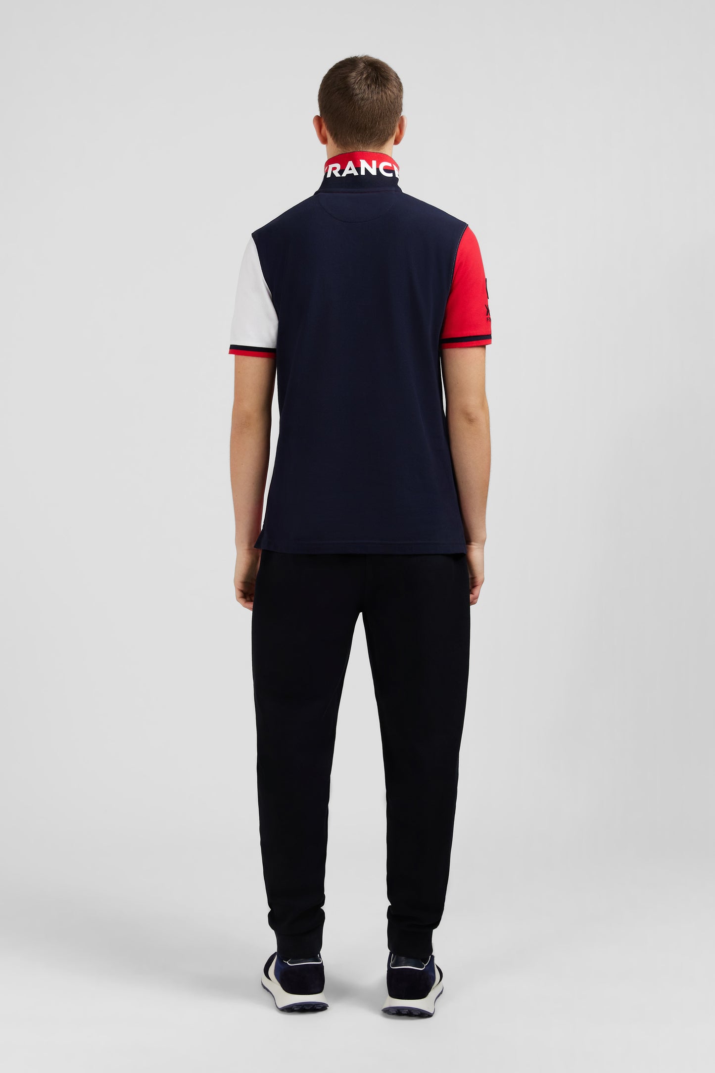 Polo colorblock à manches courtes XV de France