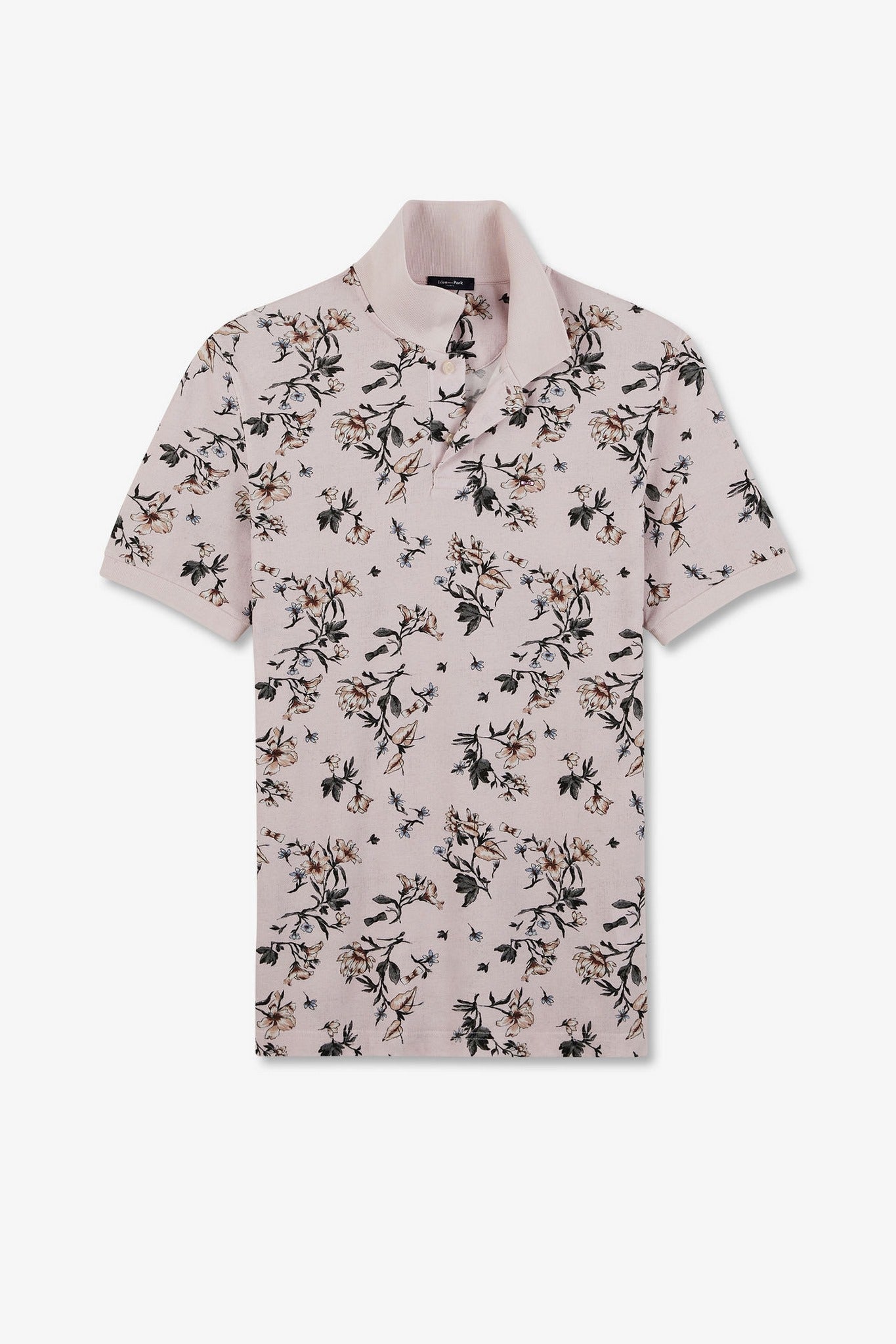 Polo shirt with an exclusive floral print