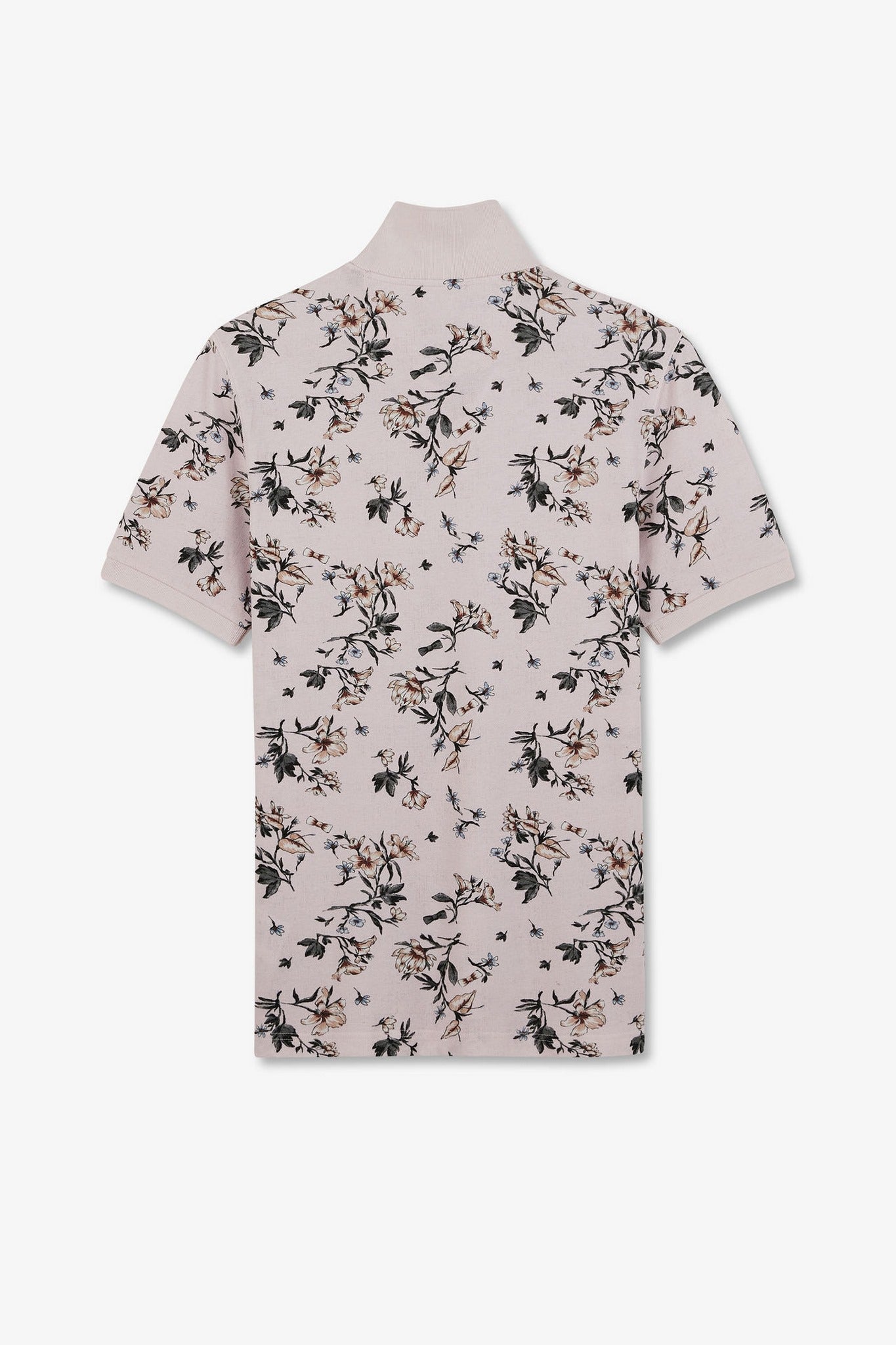 Polo shirt with an exclusive floral print