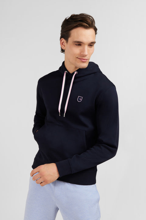 Sweat bleu marine à capuche - Image 3