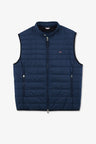 Doudoune bleue sans manches