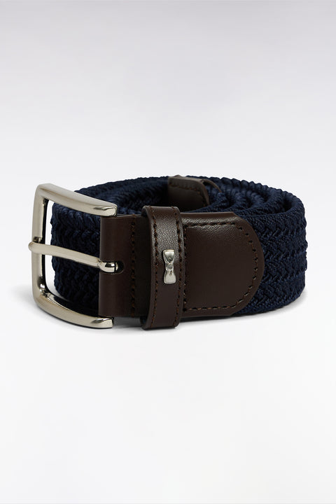 Navy plain rubber elastic belt - Image 1