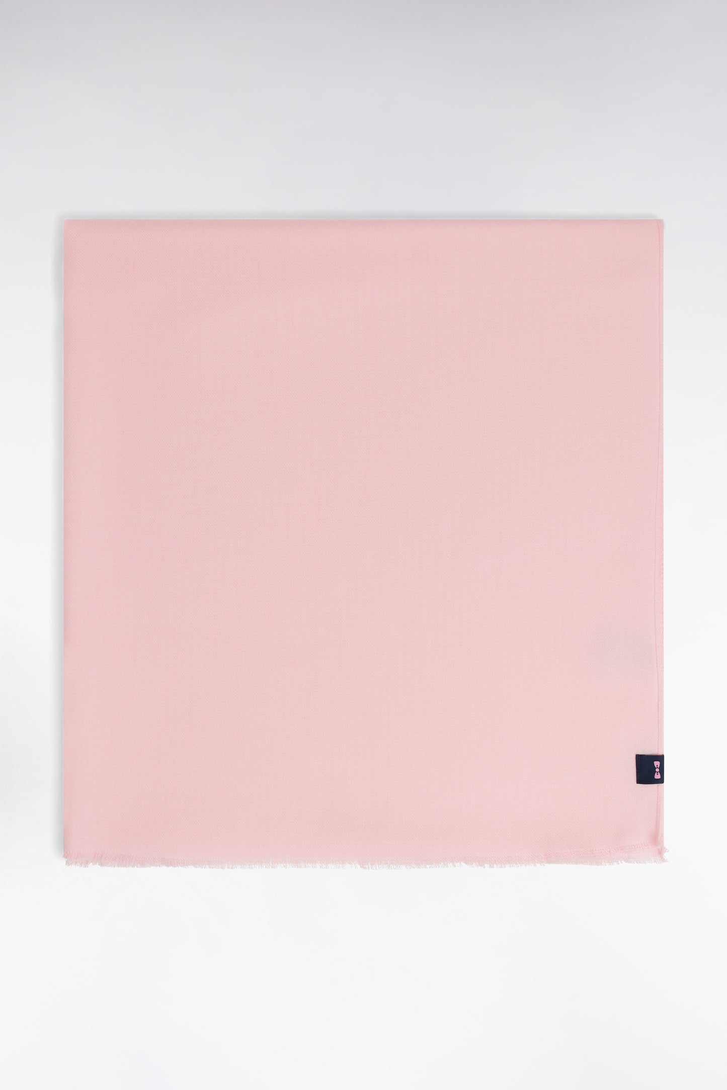 Écharpe fluide unie rose