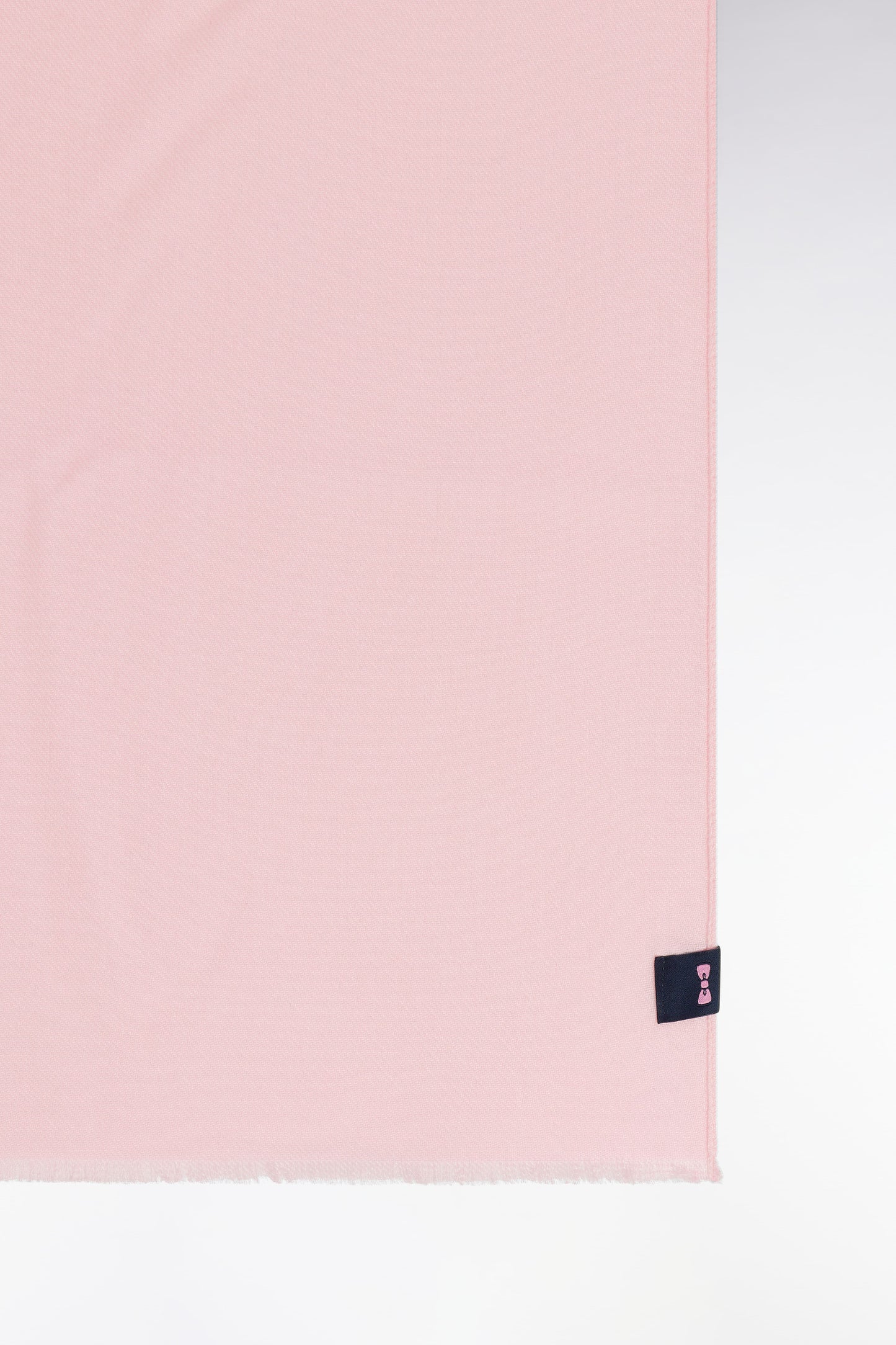 Écharpe fluide unie rose