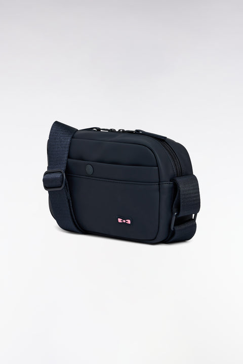 Camera bag en gomme uni marine - Image 3