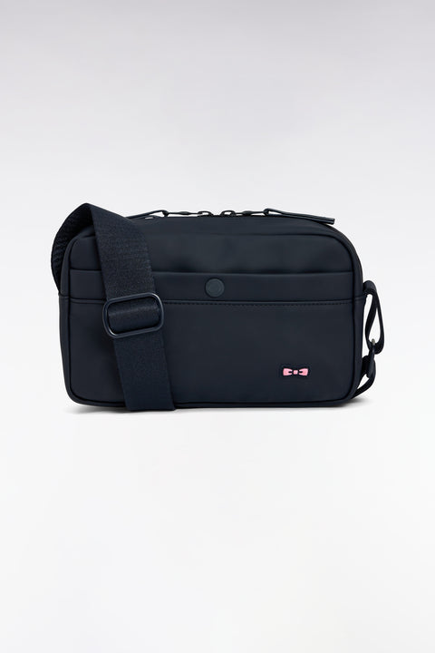 Camera bag en gomme uni marine - Image 1