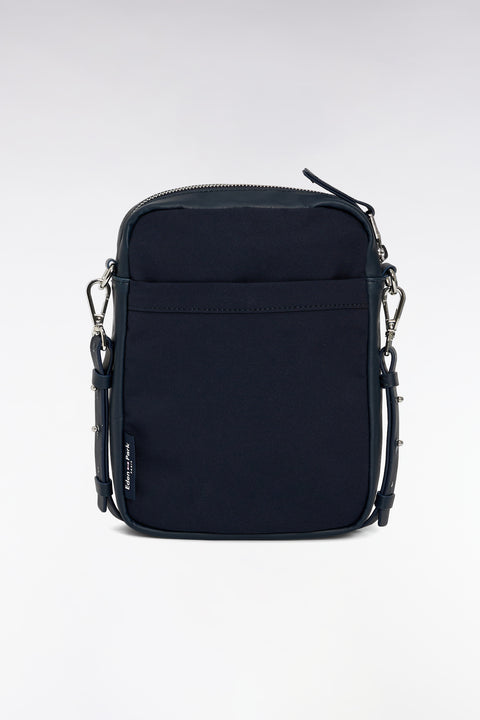 Sac besace en toile bleu marine - Image 2