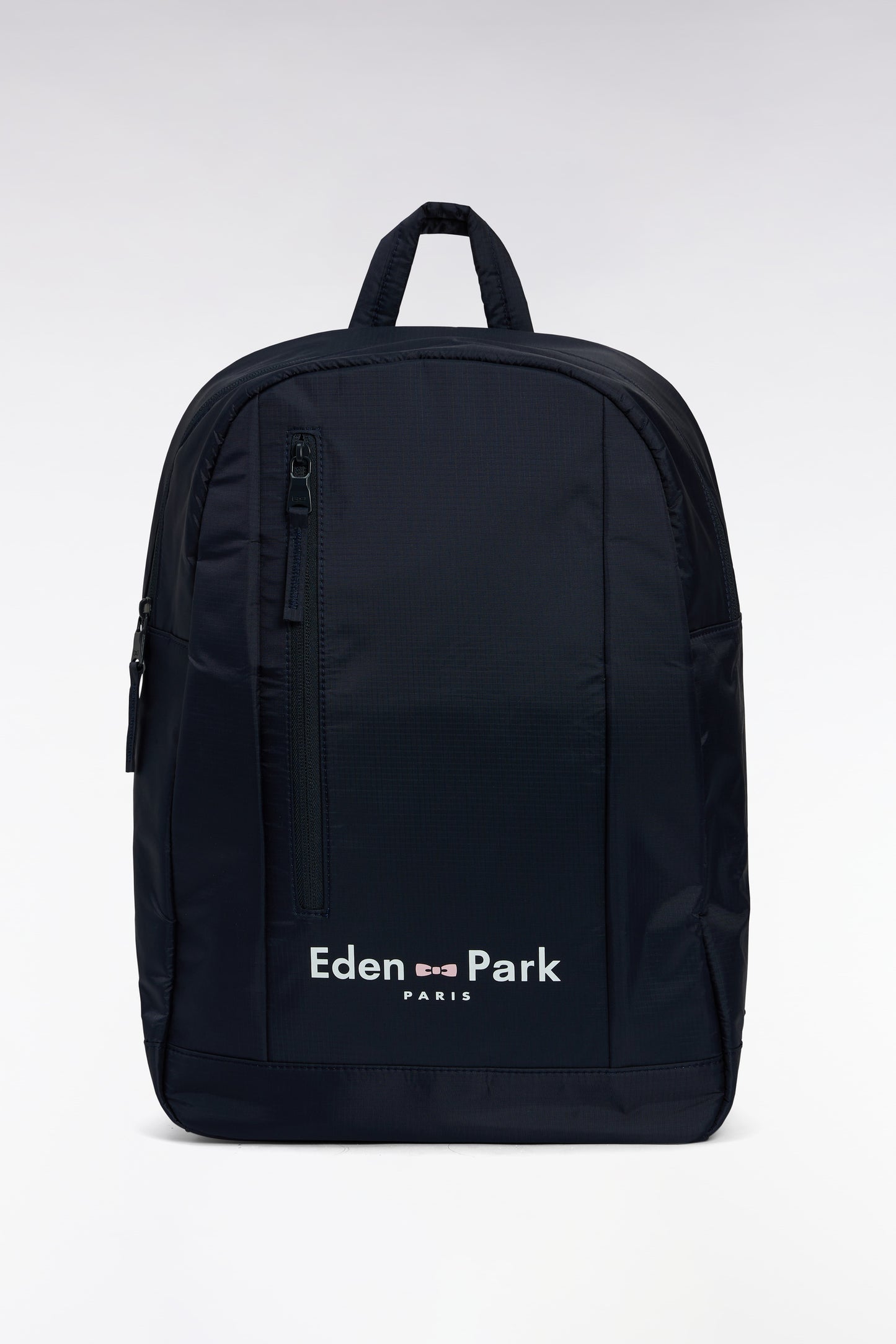 Navy blue backpack with Eden Park logo