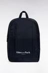 Navy blue backpack with Eden Park logo