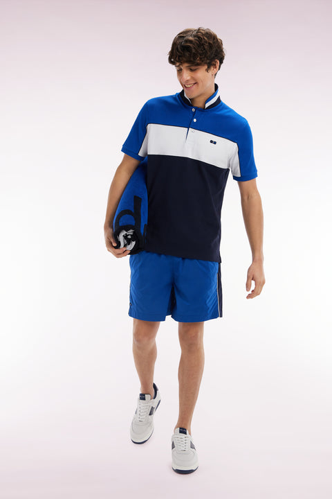 Navy tricolor swimsuit - Image 3