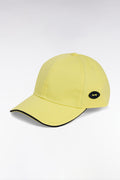 Casquette en jersey de coton jaune