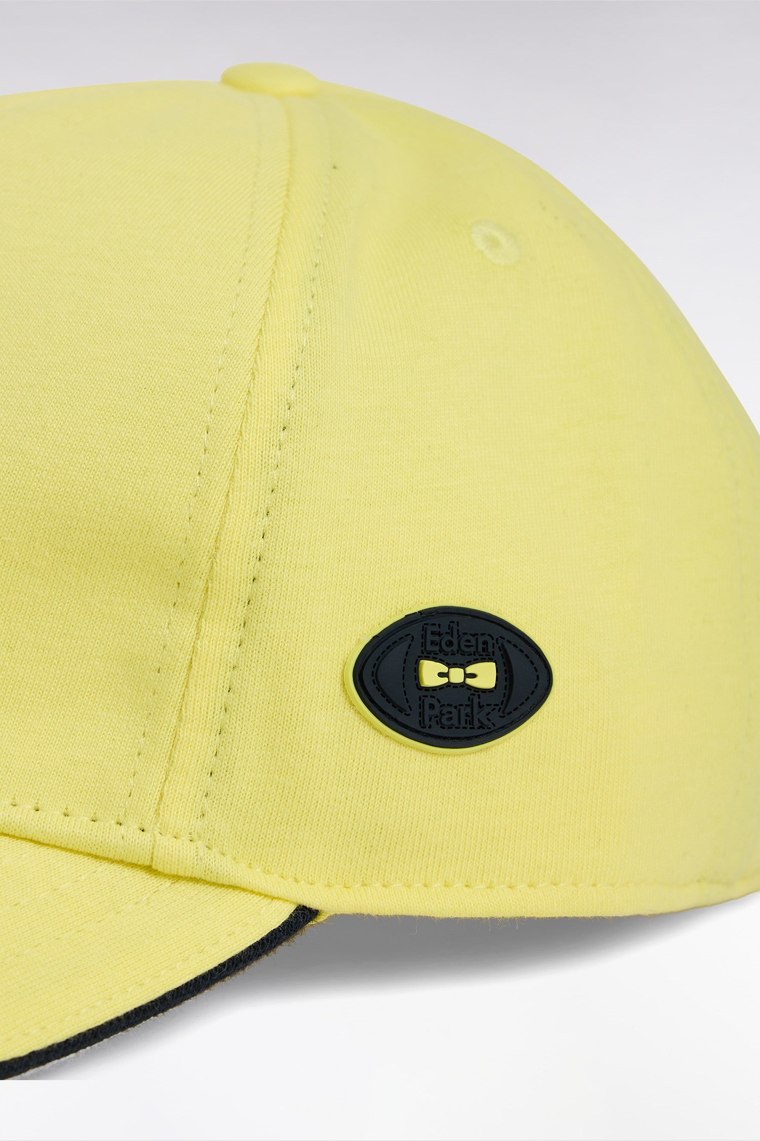 Casquette en jersey de coton jaune