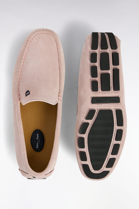 Mocassins en cuir suédé roses - Image 3