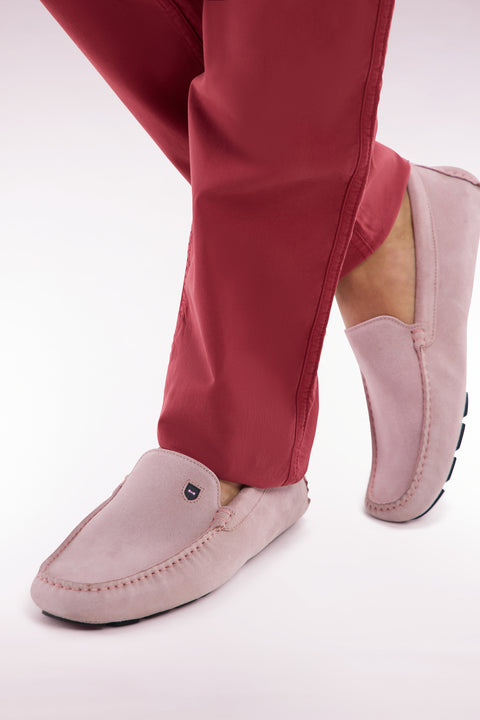 Mocassins en cuir suédé roses - Image 2