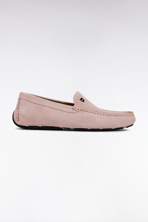 Mocassins en cuir suédé roses - Image 1