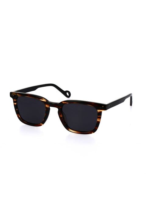 Lunette de soleil rectangulaires en acétate écaille noire XV de France - Image 1