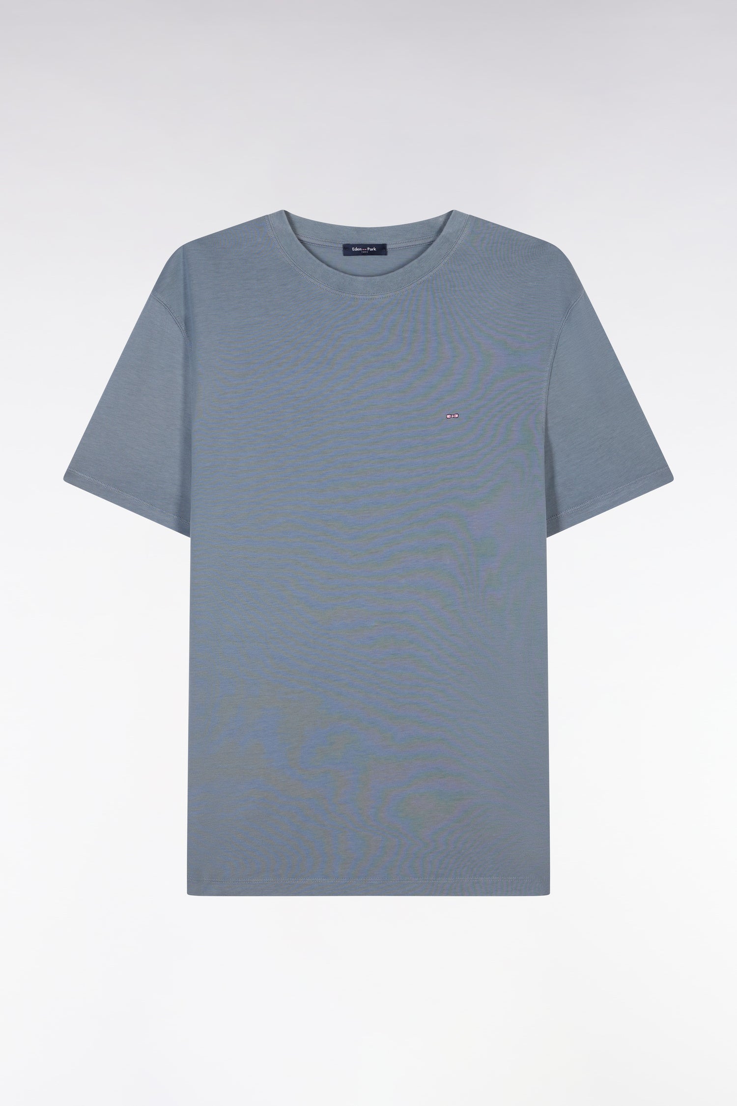 T-shirt manches courtes gris coupe droite