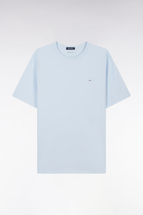T-shirt en coton Pima ciel coupe droite - Image 2
