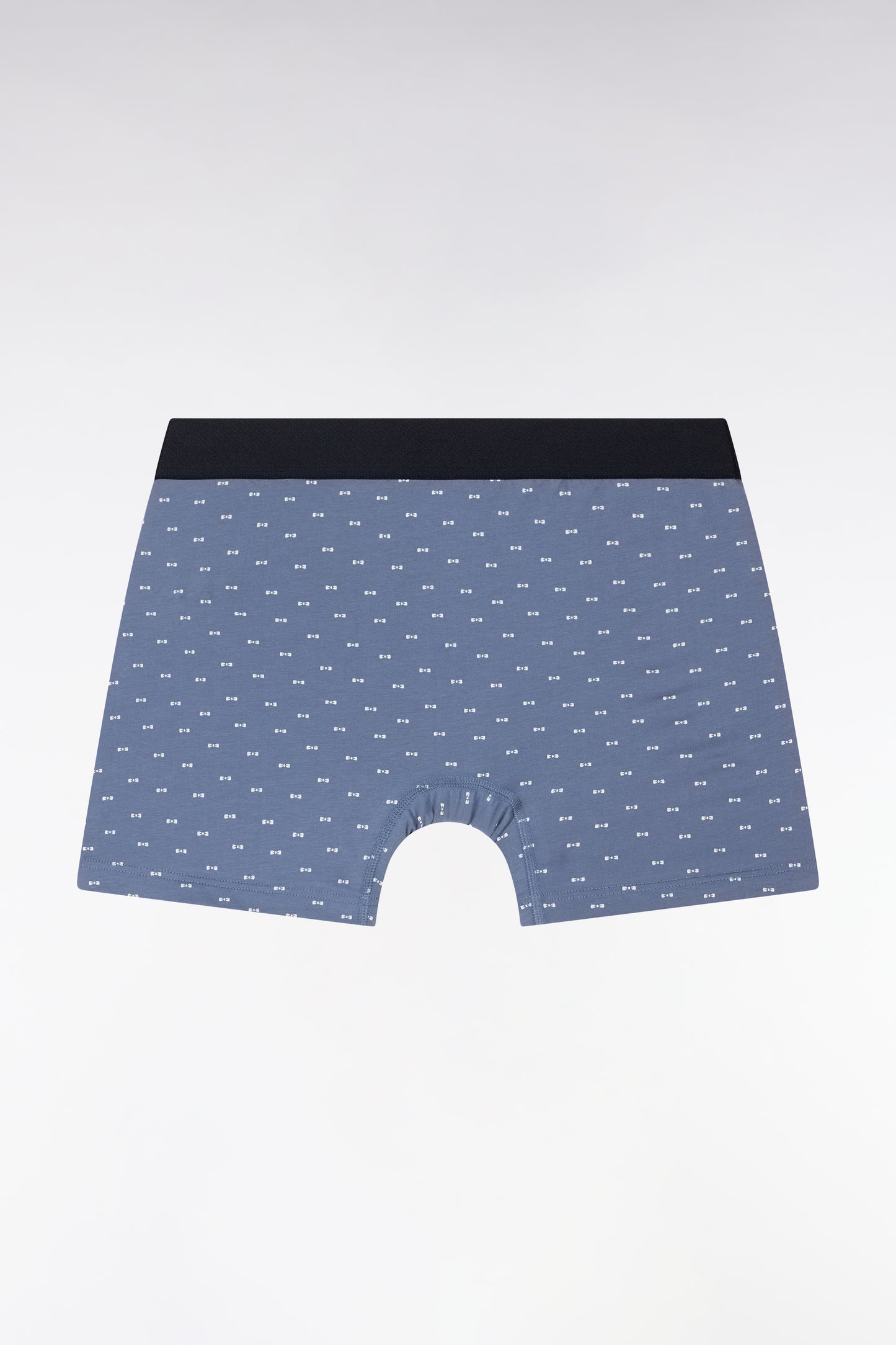 Boxer en jersey de coton stretch à micromotifs nœuds papillon gris