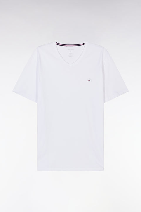 Short pyjamas in grey cotton jersey shorts with micropatterns - Image 1