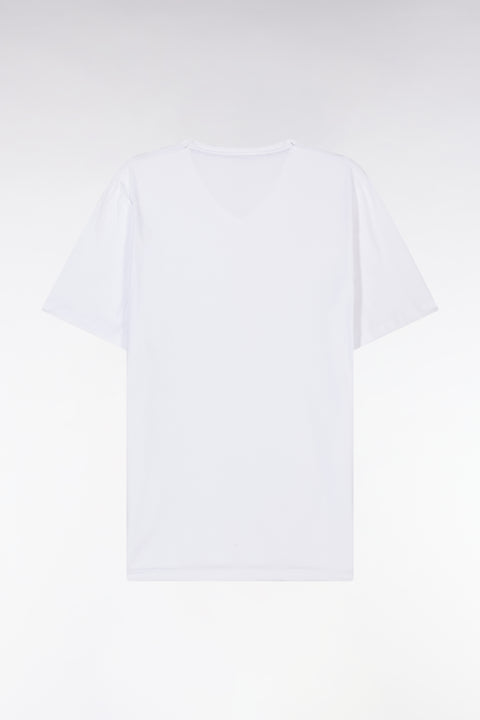 Short pyjamas in grey cotton jersey shorts with micropatterns - Image 2