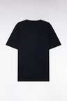 Short pyjamas in blue and navy cotton jersey