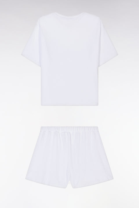 Pyjama court blanc - Image 2