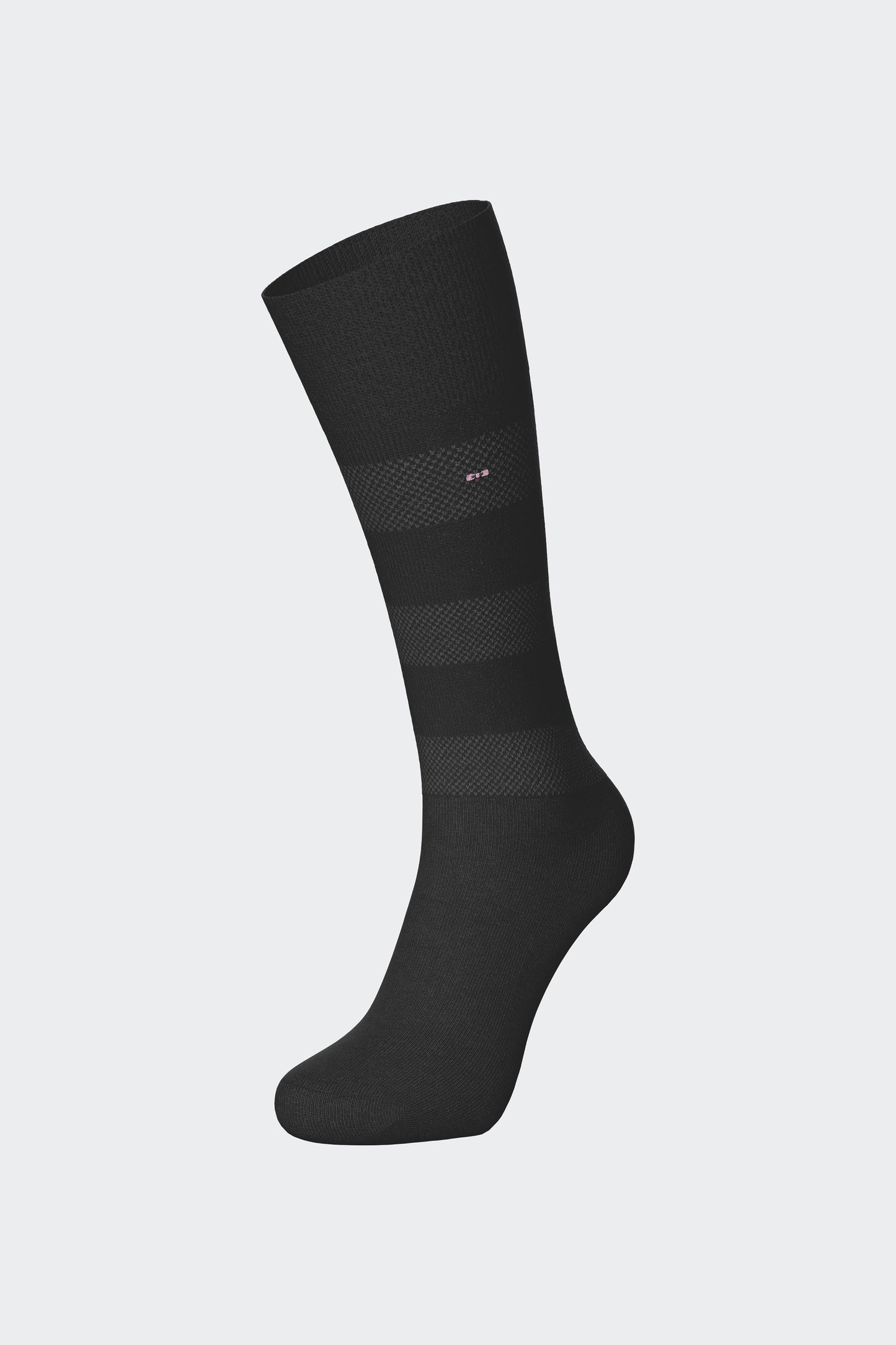 Paire de chaussettes rayées en coton mélangé marine