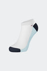 Paire de chaussettes en coton mélangé bicolore bleu ciel