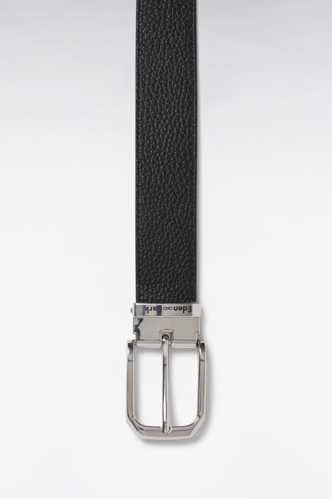Ceinture réversible en cuir noir - Image 3