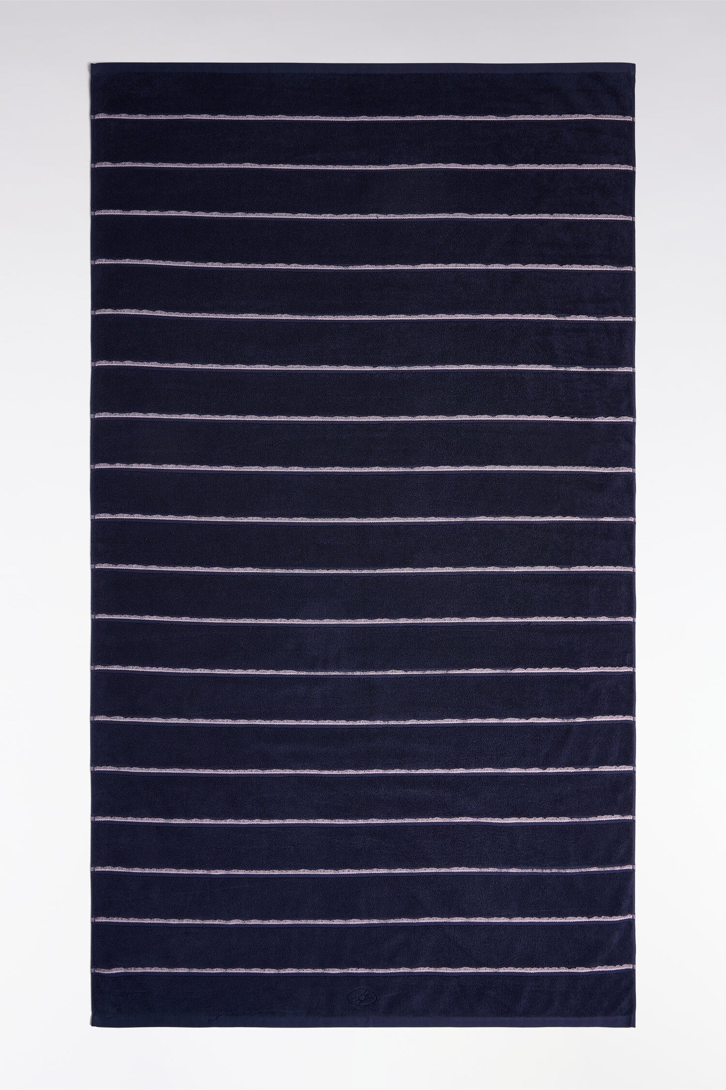 Serviette de plage en coton marine