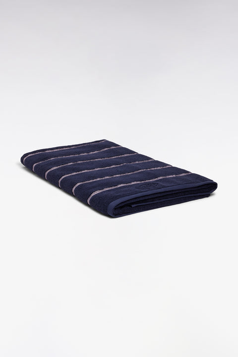 Serviette de plage en coton marine - Image 2