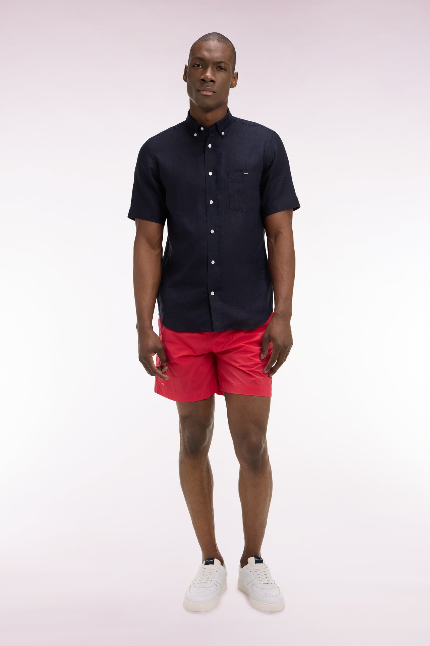 Maillot de bain uni fuchsia