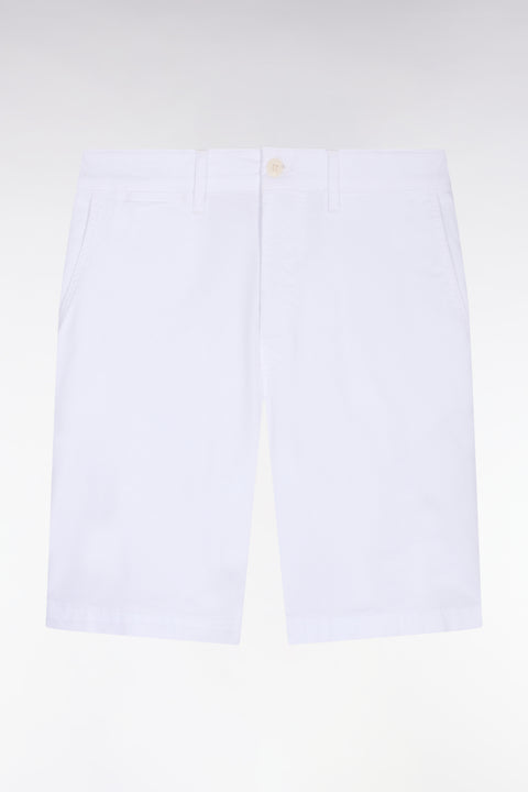 Bermuda chino en gabardine stretch blanc - Image 2