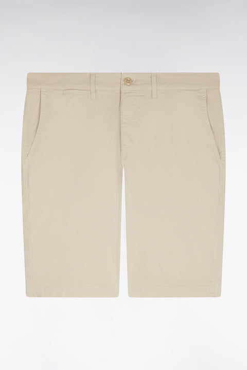 Bermuda chino en gabardine stretch beige - Image 2