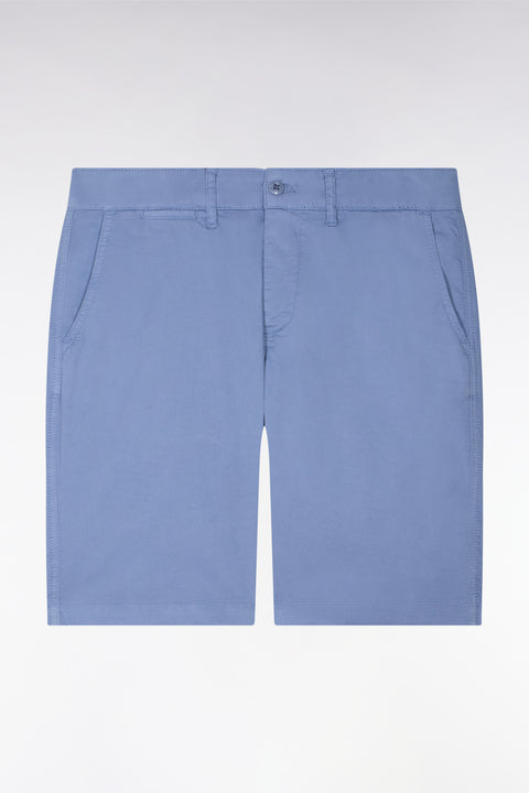Bermuda chino en gabardine stretch bleu - Image 2