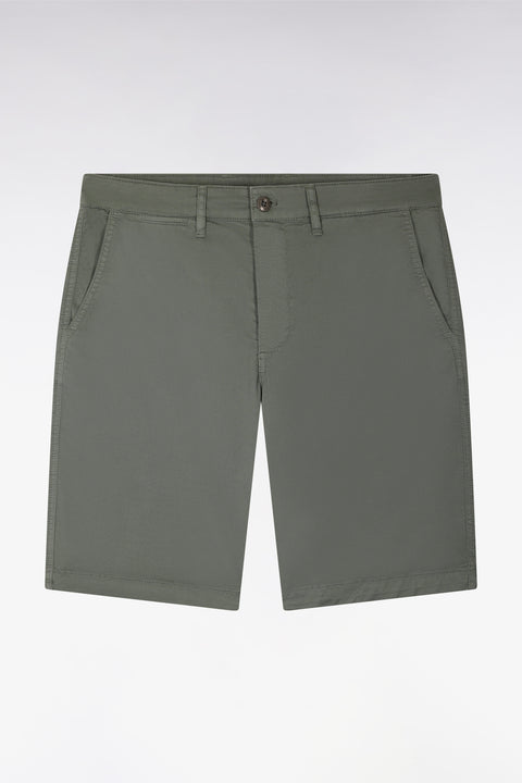 Bermuda chino en gabardine stretch kaki - Image 2