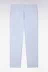 Pantalon en toile de coton gris clair