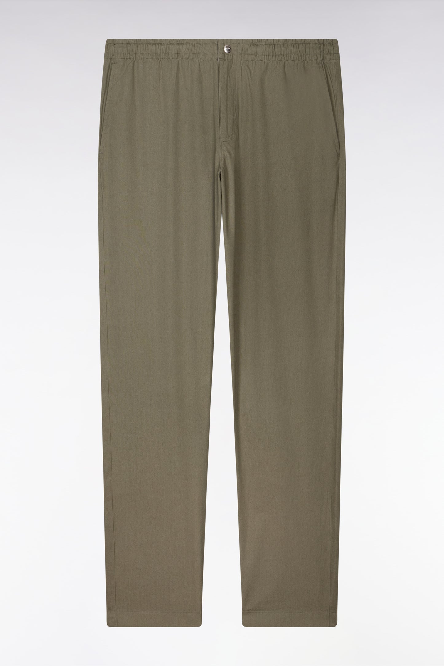 Khaki cotton canvas pants