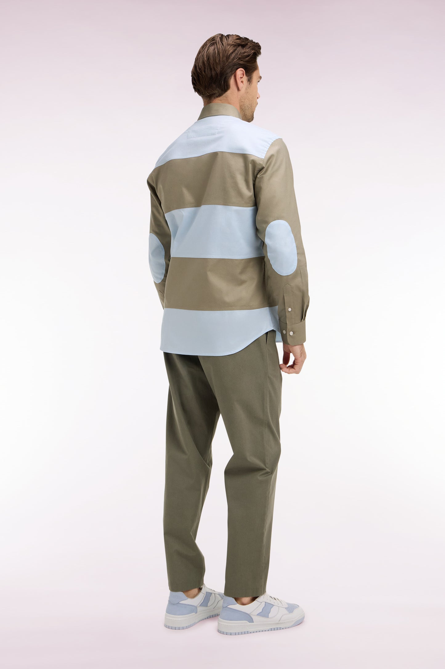 Khaki cotton canvas pants
