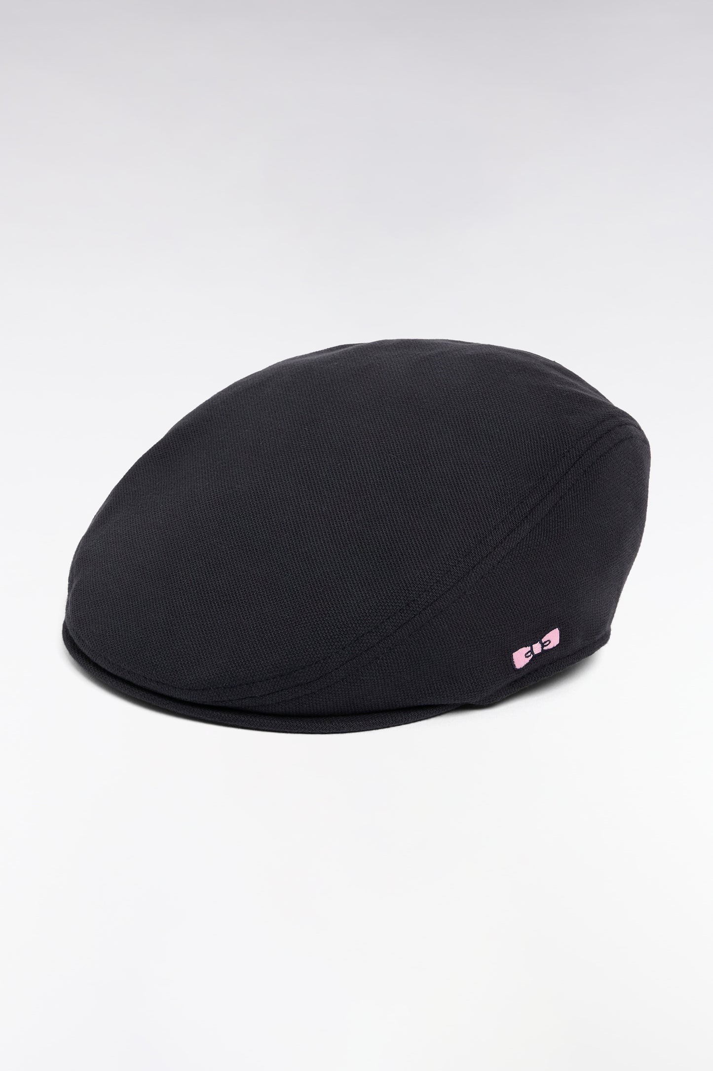 Casquette béret en piqué de coton marine