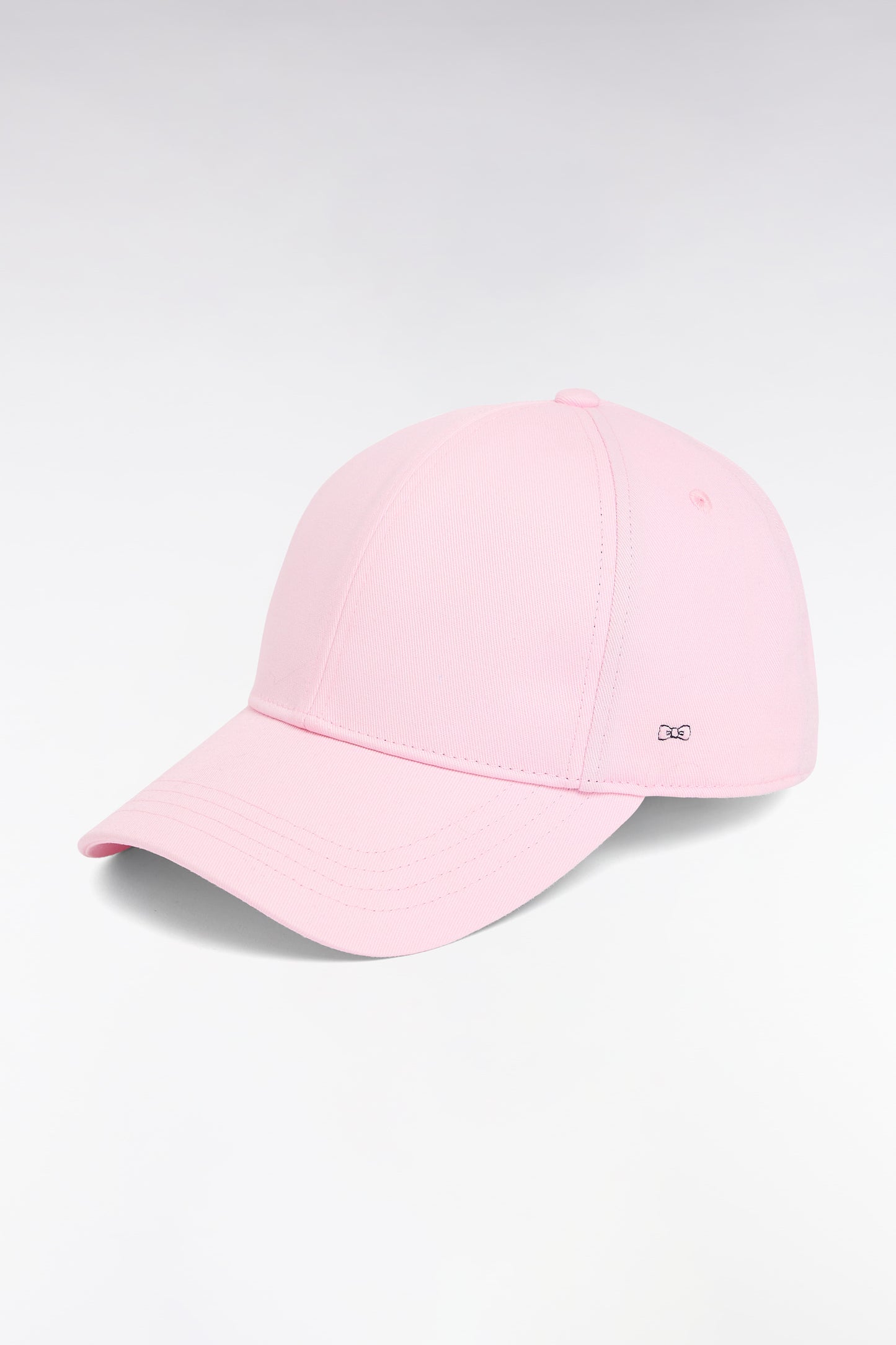 Casquette unie en coton rose