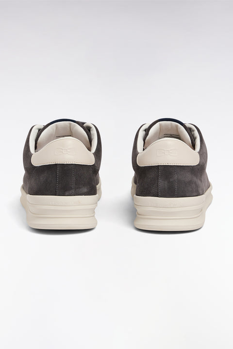 Baskets en cuir suédé marron - Image 2