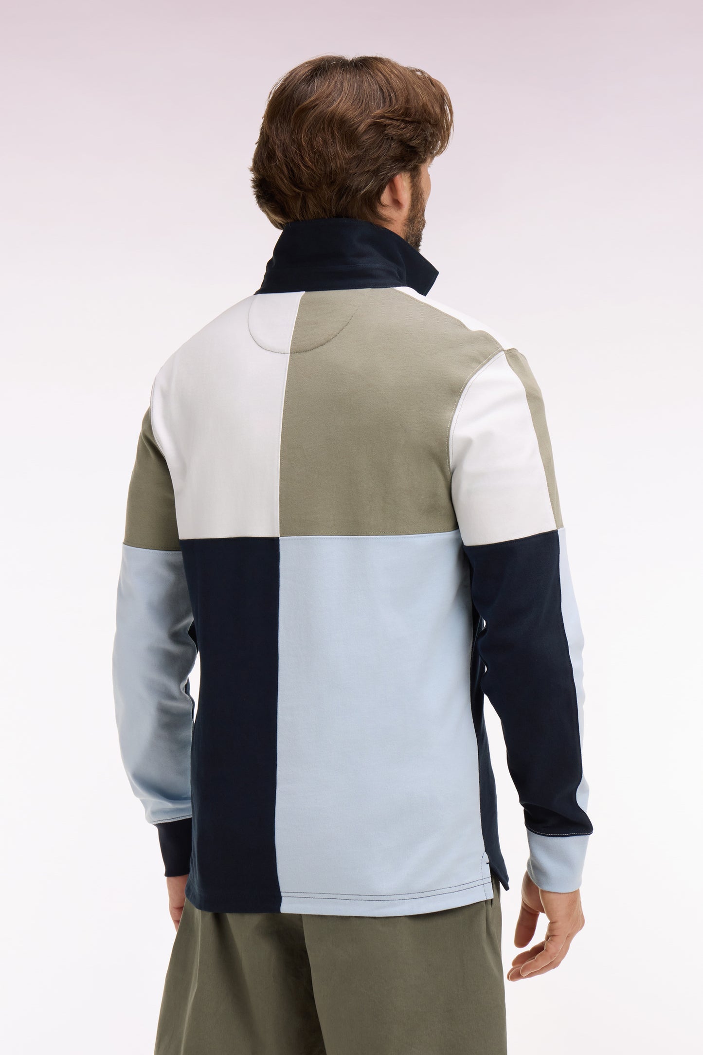 Maillot à manches longues en coton ciel croisé