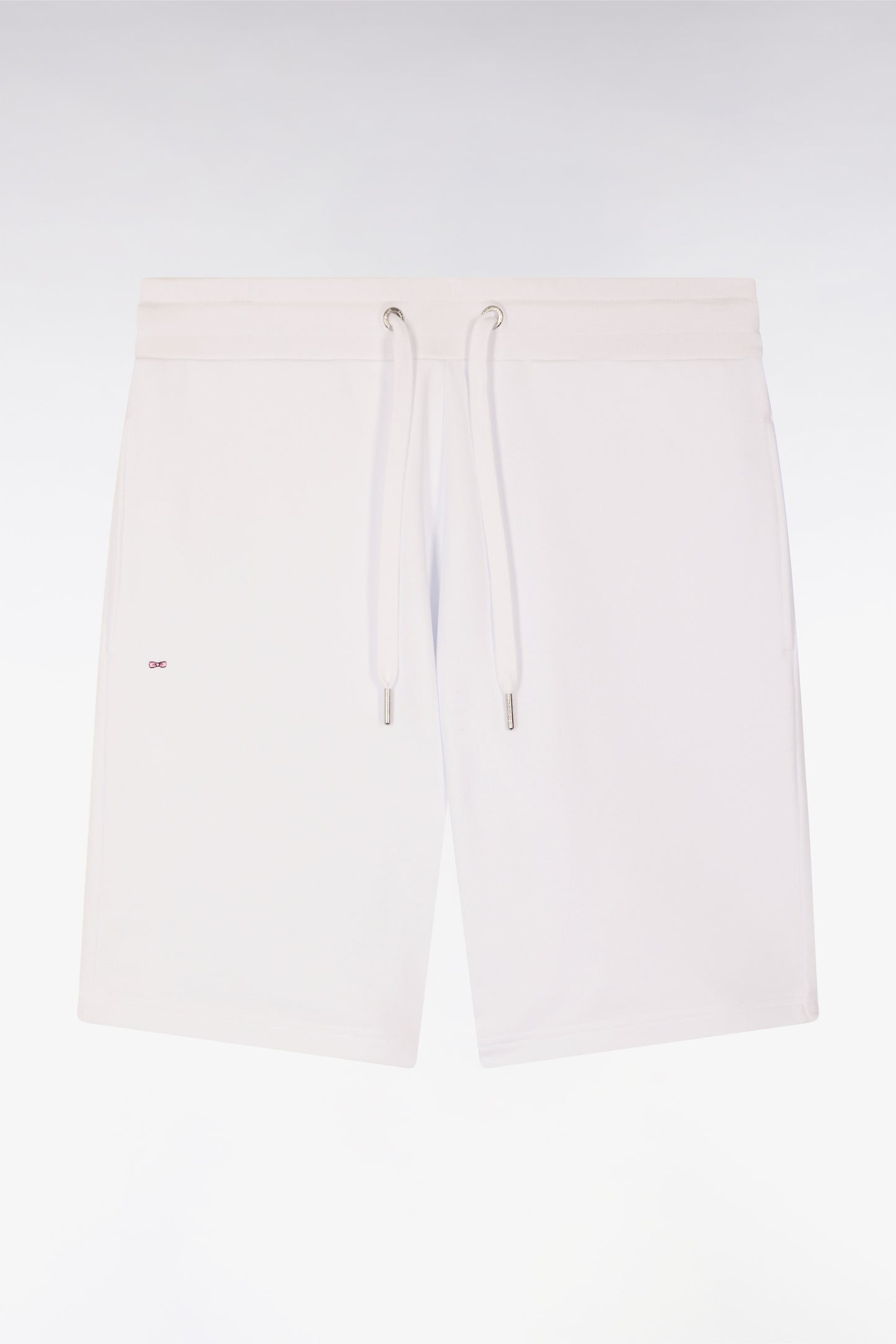 Short en molleton coton blanc