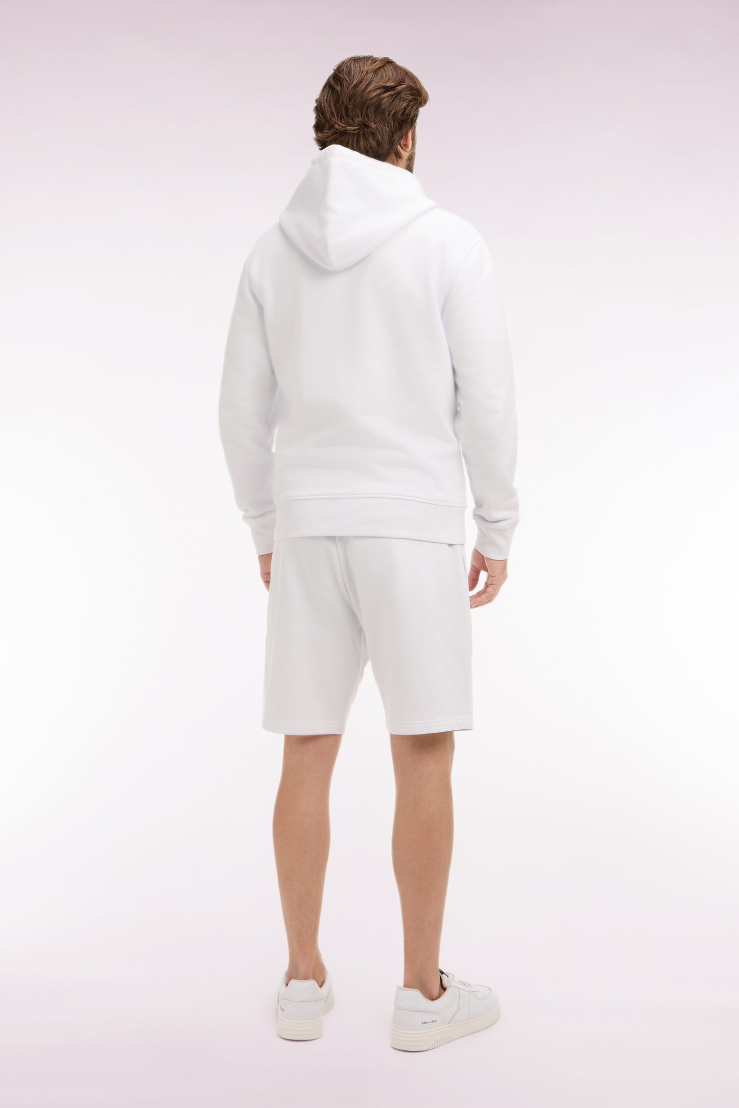 Short en molleton coton blanc