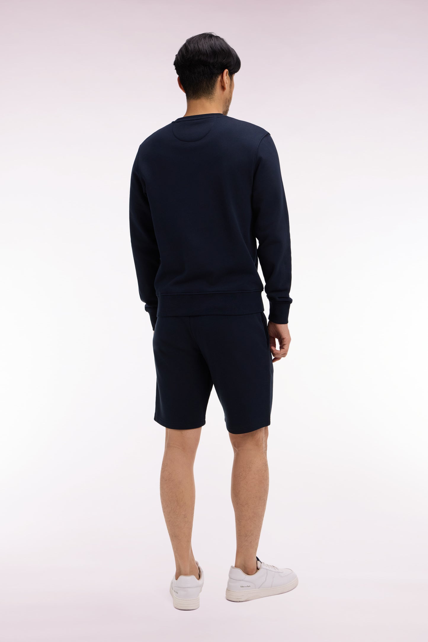 Short en molleton coton marine