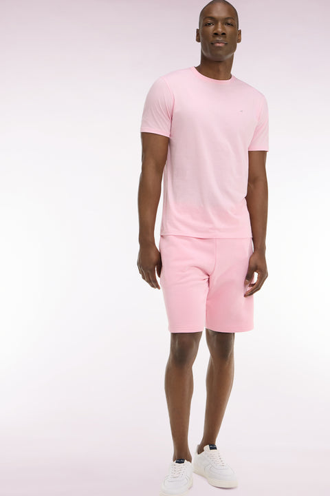 Short en molleton coton rose - Image 1
