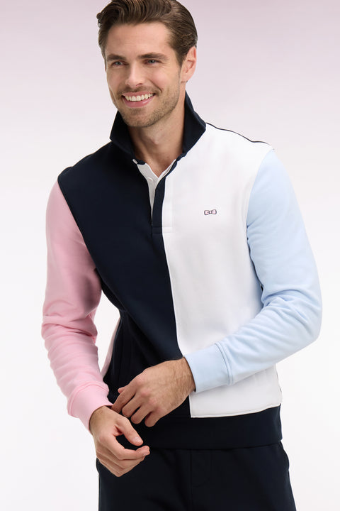 Maillot en molleton coton colorblock - Image 1