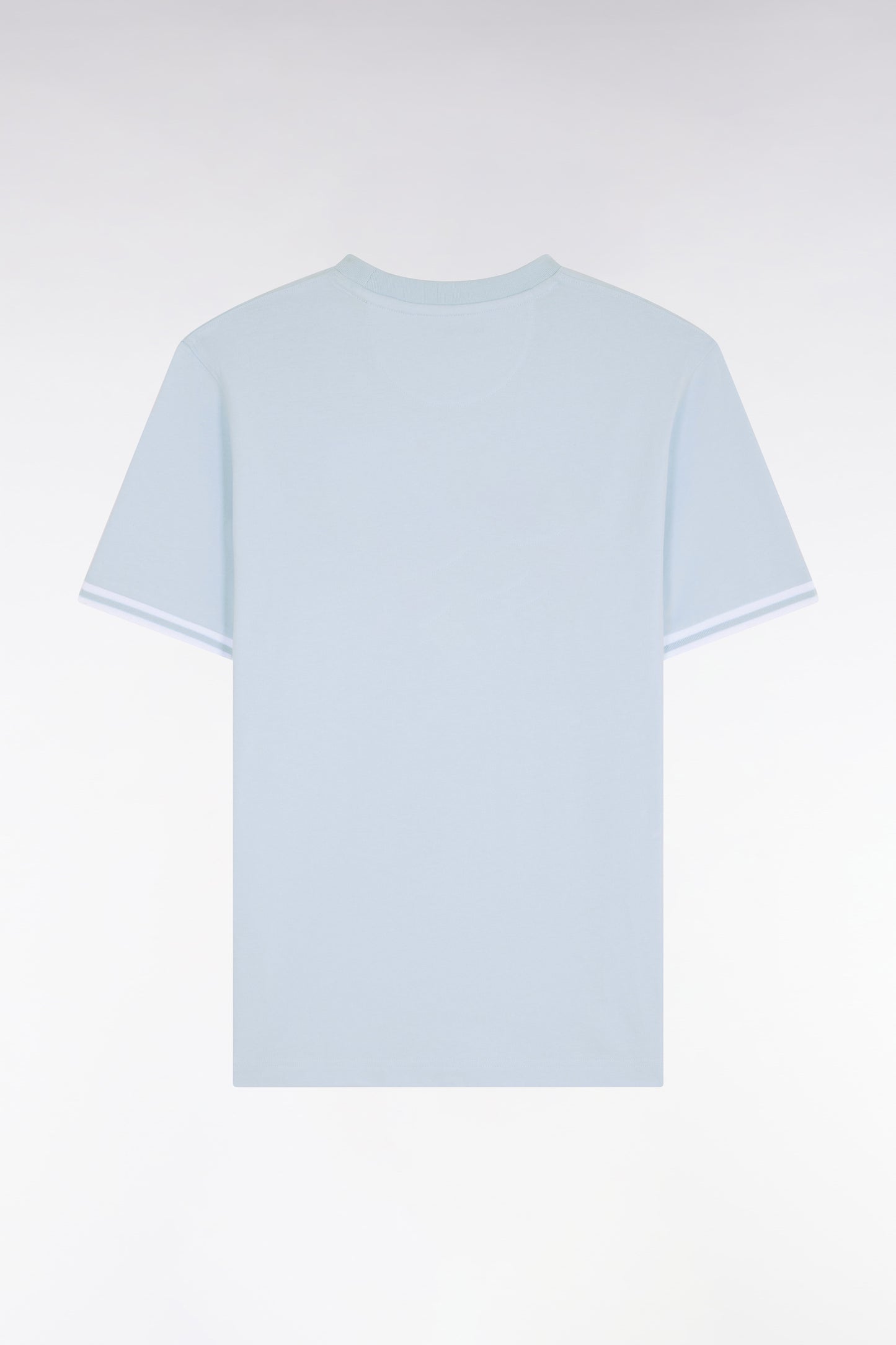 T-shirt à manches courtes en coton ciel coupe regular